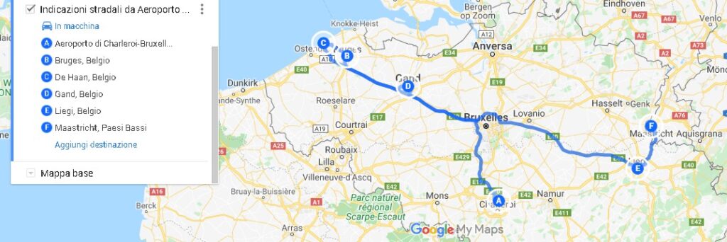 Itinerario di quattro giorni in Belgio